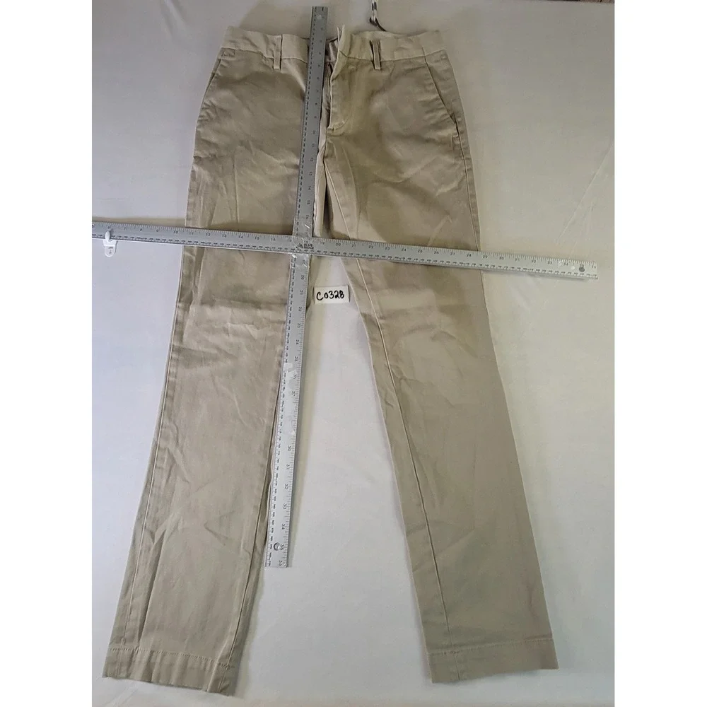 Banana Republic Fulton‎ Chino Pants Mens 30x32 Khaki Tan Slim Skinny Stretch